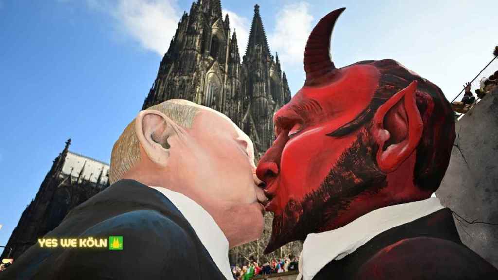 Putin Kölner Dom Teufel