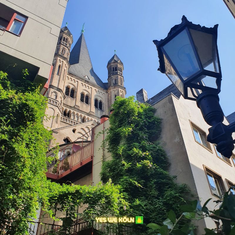Groß St. Martin in der Kölner Altstadt Foto Michael Bischoff