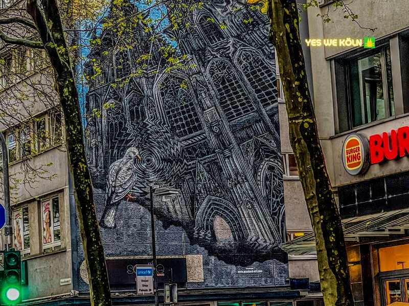 Kölner Dom Street Art