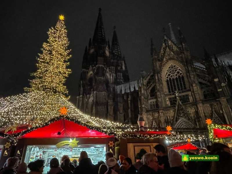 Weihnachtsmarkt, Roncalliplatz, Kölner Dom