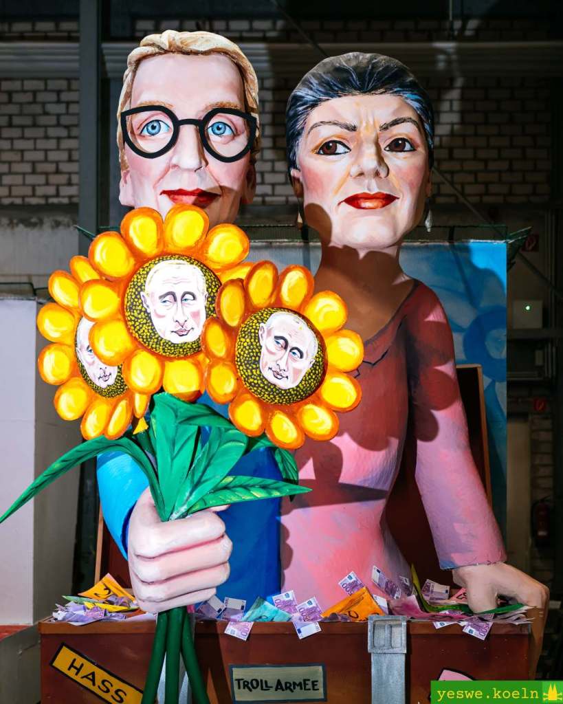 Die Russland-Fans Alice Weidel und Sahra Wagenknecht