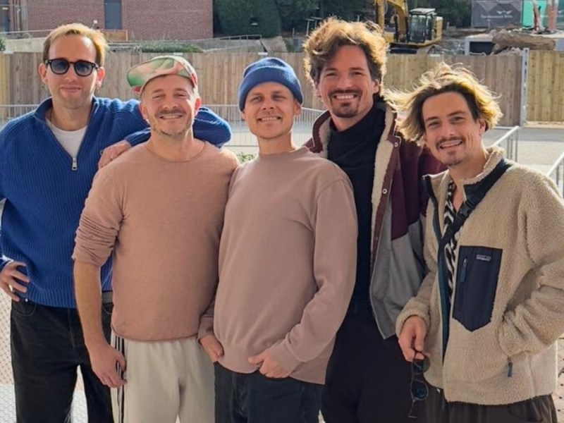 Cat Ballou dürfen den frisch gemachten Tanzbrunnen taufen